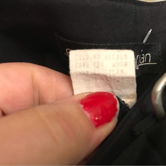 Equestrian Designs size 10 black dress pants w/ self belt , great fitting pants - Picture 12 of 12